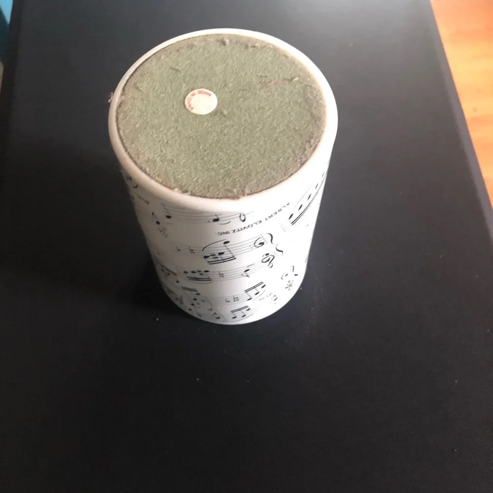 Vintage Musical Notes Pencil Cup